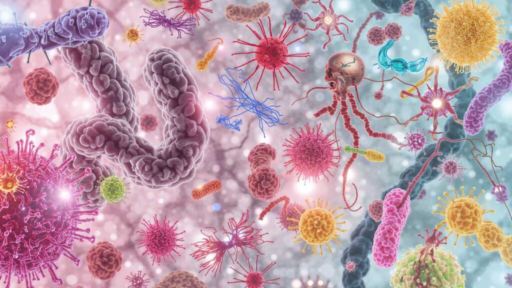 Microscopic gut bacteria balance influenced by sleep quality