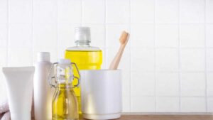 Oil pulling is a morning ayurvedic practice which is good for digestion.