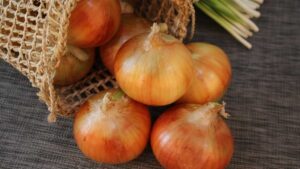 onions - rich in prebiotics and antioxidants