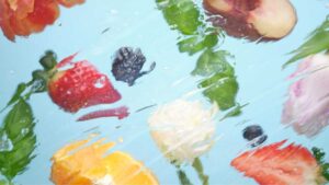 water- rich fruit and veggies