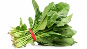 Fresh spinach leaves for better digestion