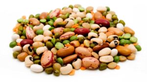 Legumes like lentils, chickpeas, and beans are high in fiber for constipation relief