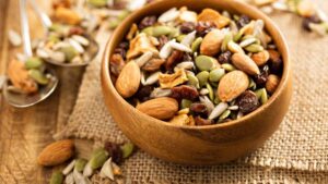 Nuts and seeds provide fiber, protein, and healthy fats, all of which support digestion and overall health.